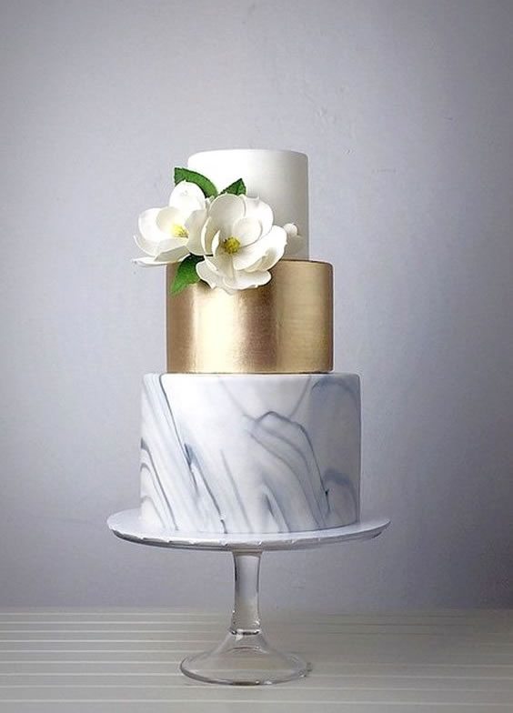 Trending Wedding Cakes - Marbled