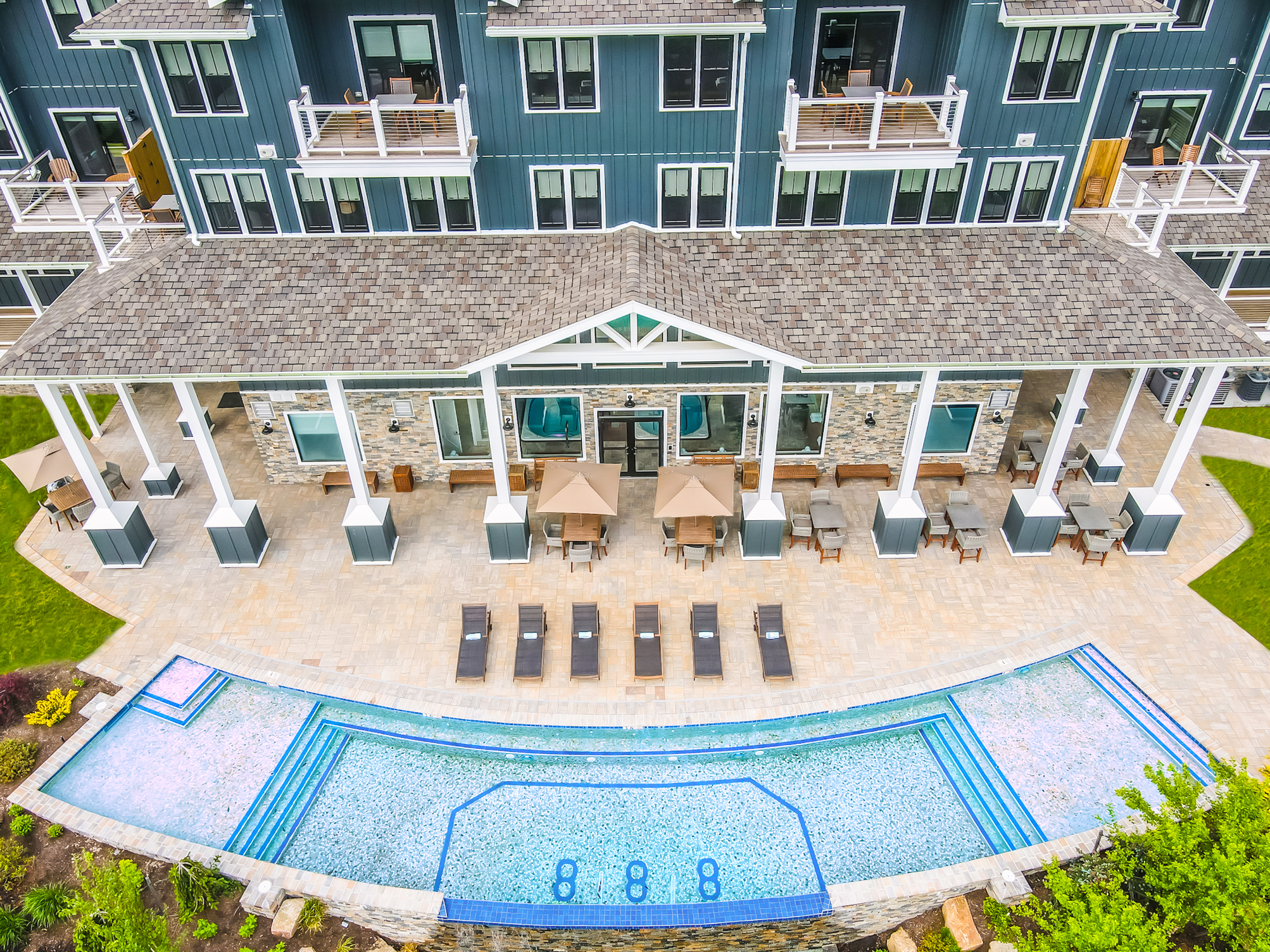 The resort pool